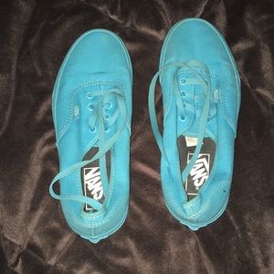 Aqua Blue Vans